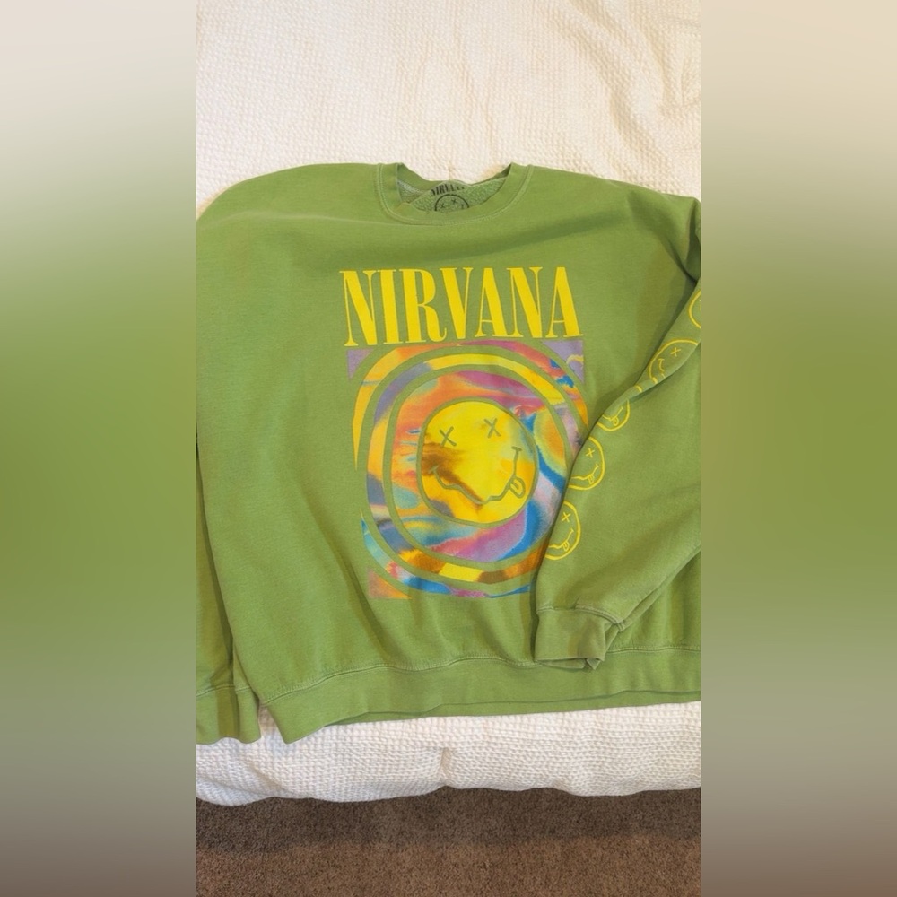 UO Original Nirvana Green Sweatshirt